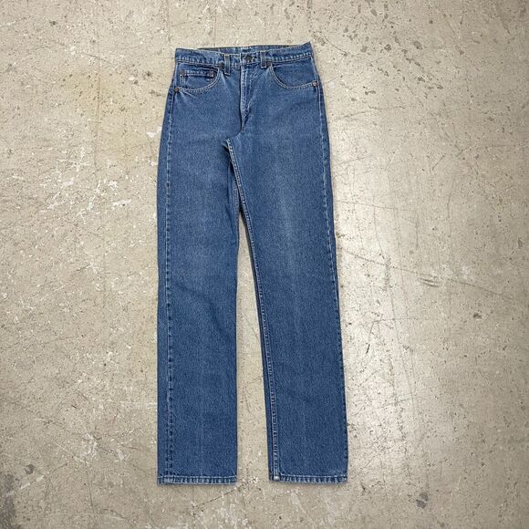 Levis Jeans Men 28x32 USA Blue Pants 505 0217 Straight Talon 80s Denim Tag 30x34